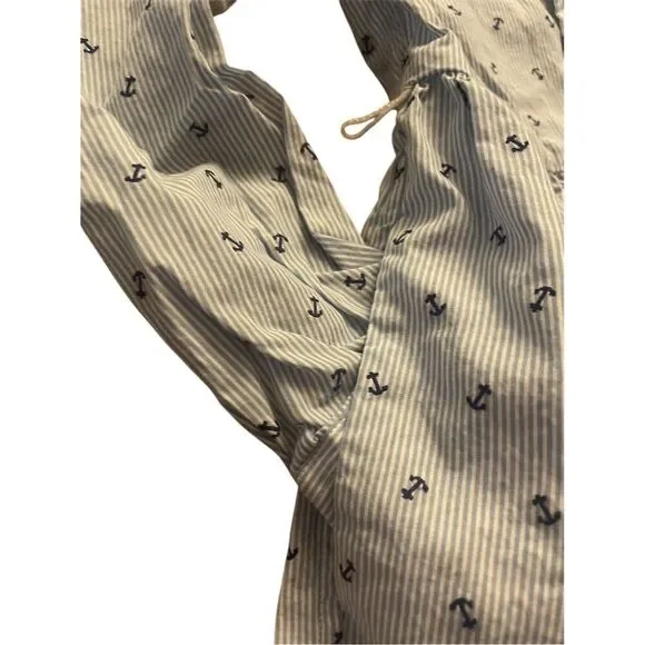 Polo Ralph Lauren Girls' Blue Anchor Print Shirtdress Size 6 Casual - Picture 3 of 5